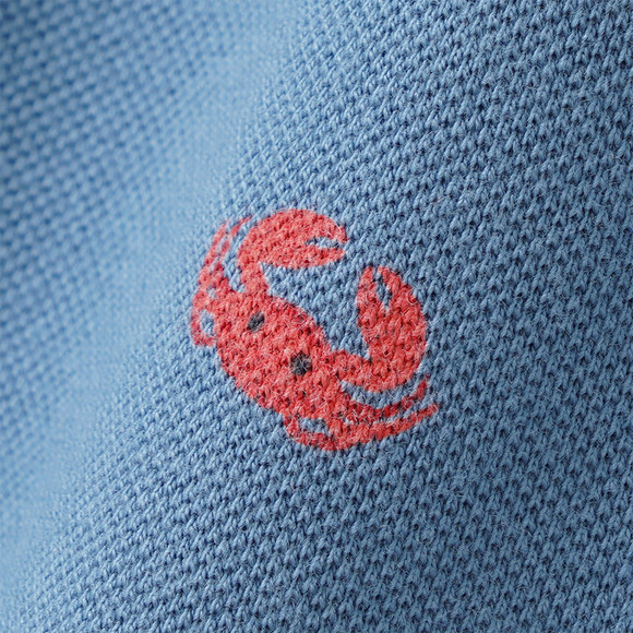 Jungen Poloshirt mit Allover-Print