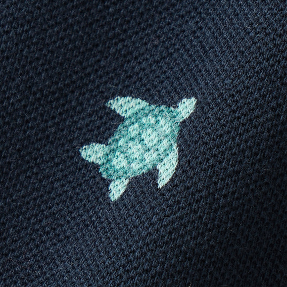 Jungen Poloshirt mit Allover-Print