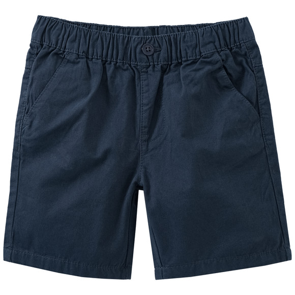 Jungen Shorts in unifarben dunkelblau