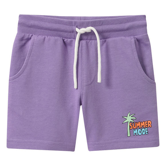 Jungen Joggingshorts mit Tunnelzug lila