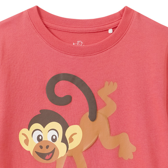 Kinder T-Shirt mit Affen-Motiv