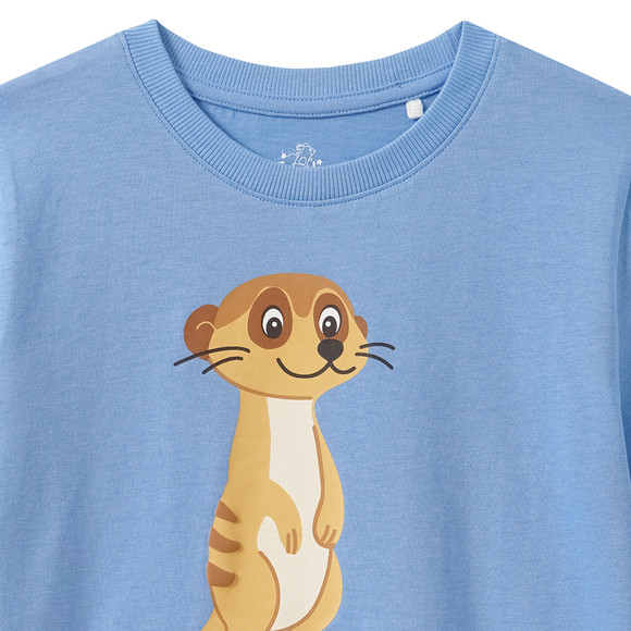 Kinder T-Shirt mit Erdmännchen-Motiv