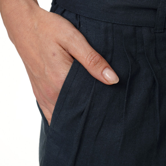 Damen Shorts mit Bindegürtel