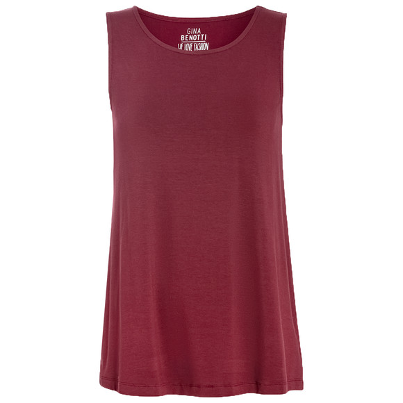 Damen Top in Unifarben