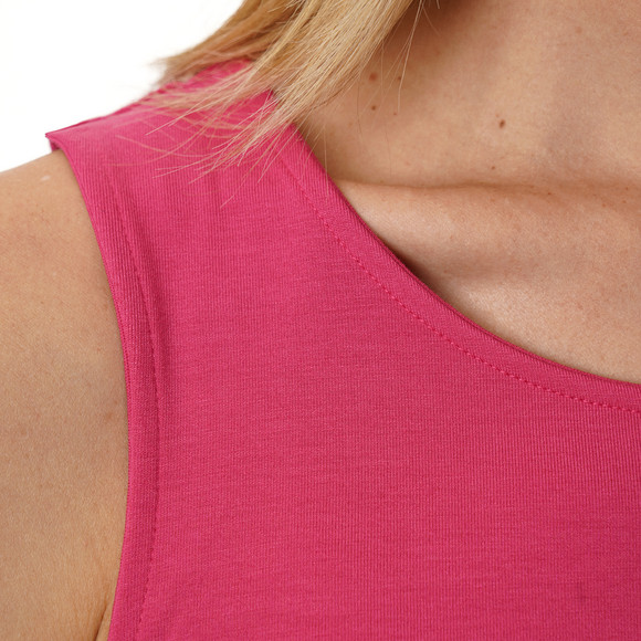 Damen Top in Unifarben