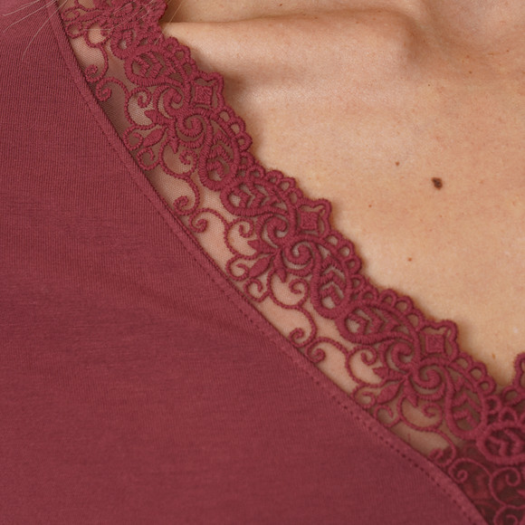 Damen T-Shirt mit Spitze