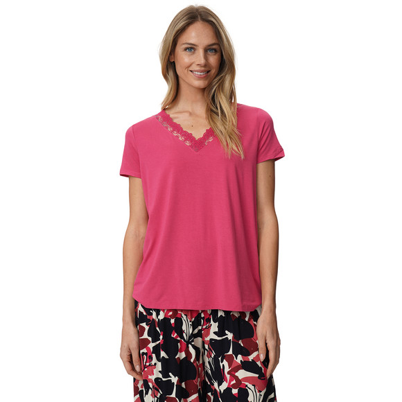 Damen T-Shirt mit Spitze