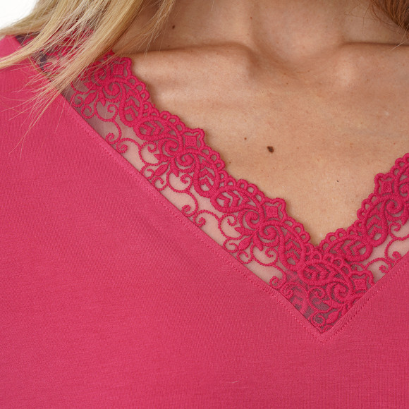 Damen T-Shirt mit Spitze