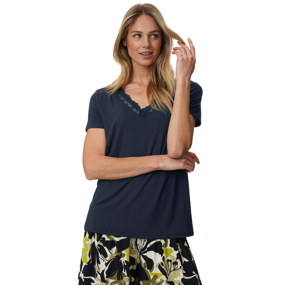 Damen T-Shirt mit Spitze