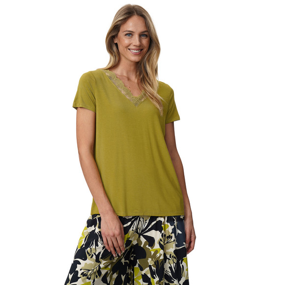 Damen T-Shirt mit Spitze