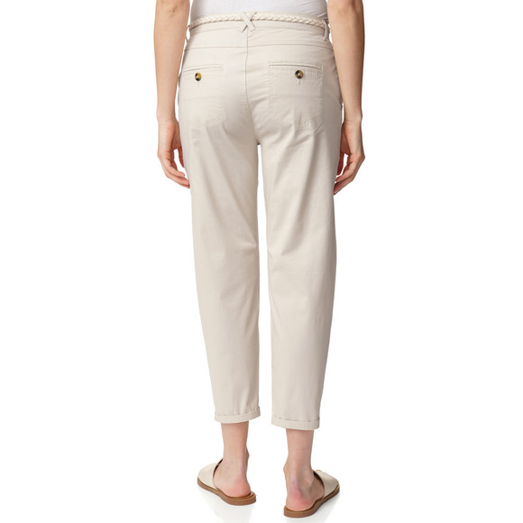 Damen Hose mit Zopf-Gürtel