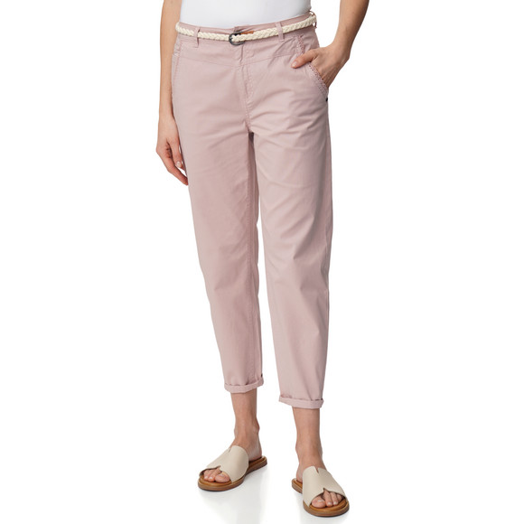 Damen Hose mit Zopf-Gürtel