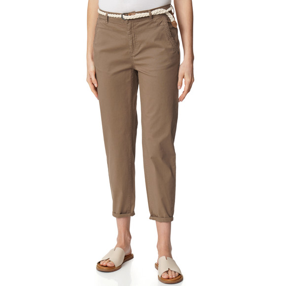 Damen Hose mit Zopf-Gürtel