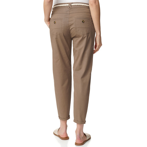 Damen Hose mit Zopf-Gürtel