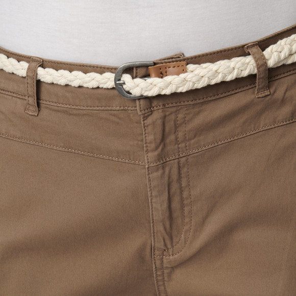 Damen Hose mit Zopf-Gürtel