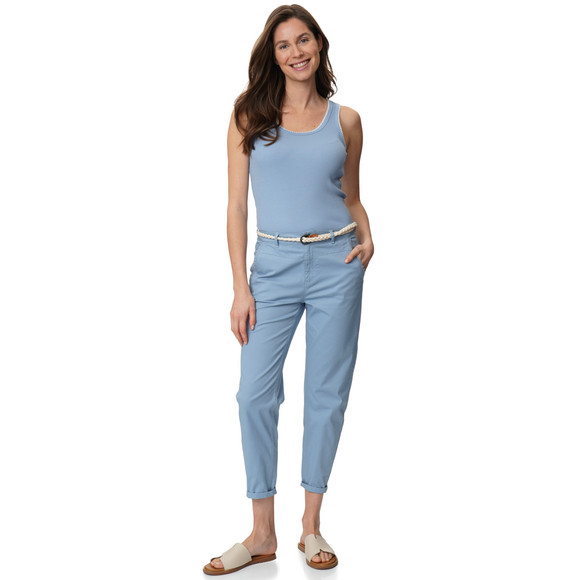 Damen Top mit Rippstruktur