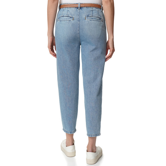 Damen Hose mit Zopf-Gürtel