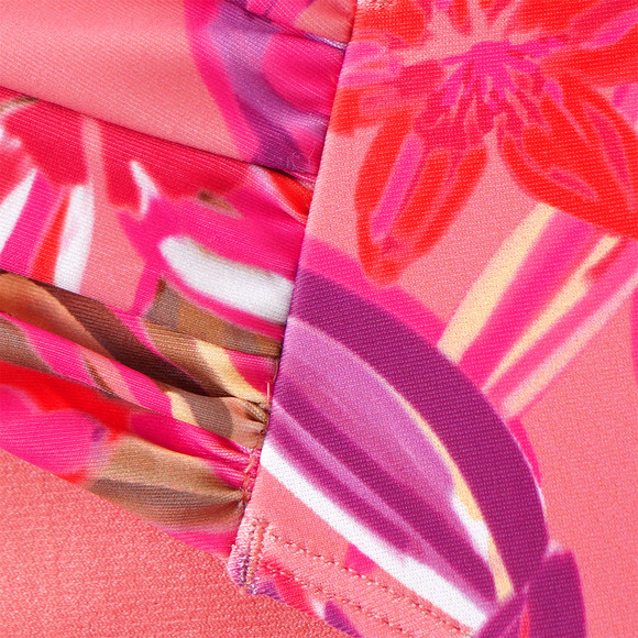 Damen Bikinislip mit Blumen-Print