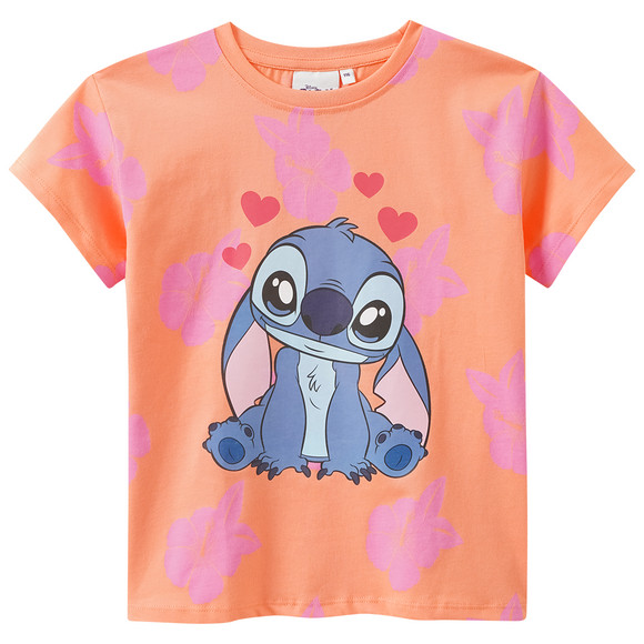Disney Stitch T-Shirt mit großem Print orange