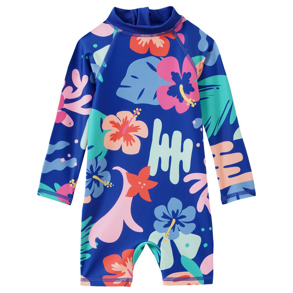 Baby Badeoverall im Tropical-Look