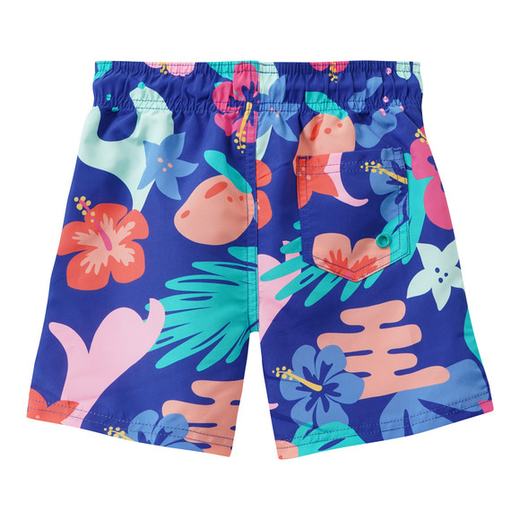 Jungen Badeshorts im Tropical-Look
