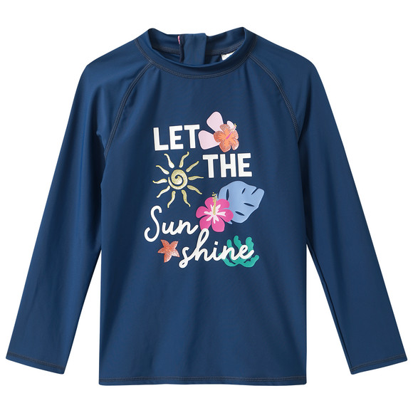 Mädchen UV-Set mit Badeshirt und Shorts UPF40
