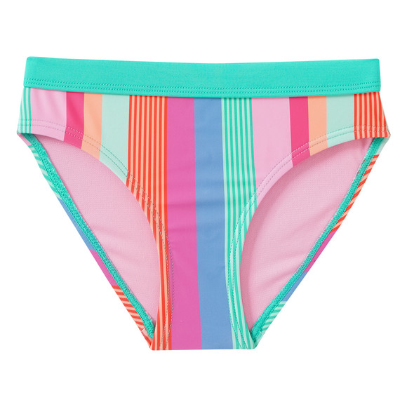 Mädchen Bikini mit bunten Streifen
