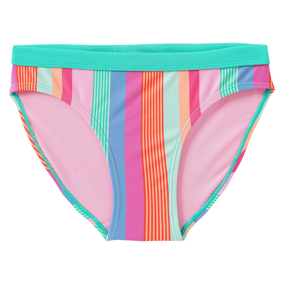 Mädchen Bikini mit bunten Streifen