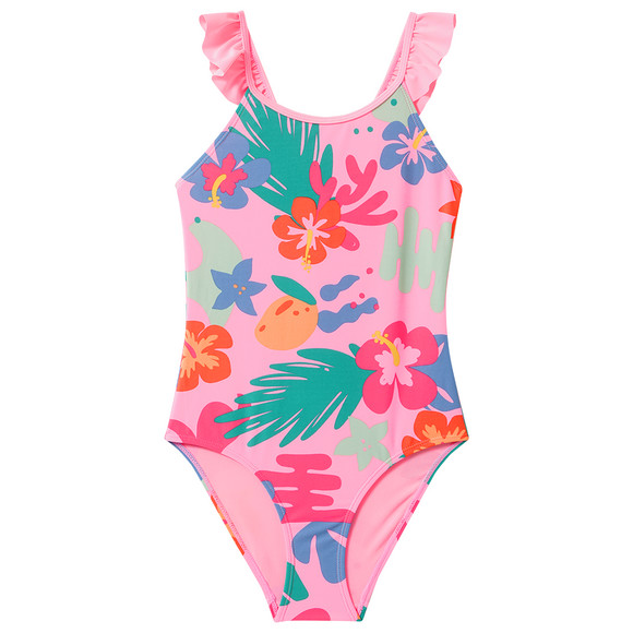 Mädchen Badeanzug im Tropical-Look