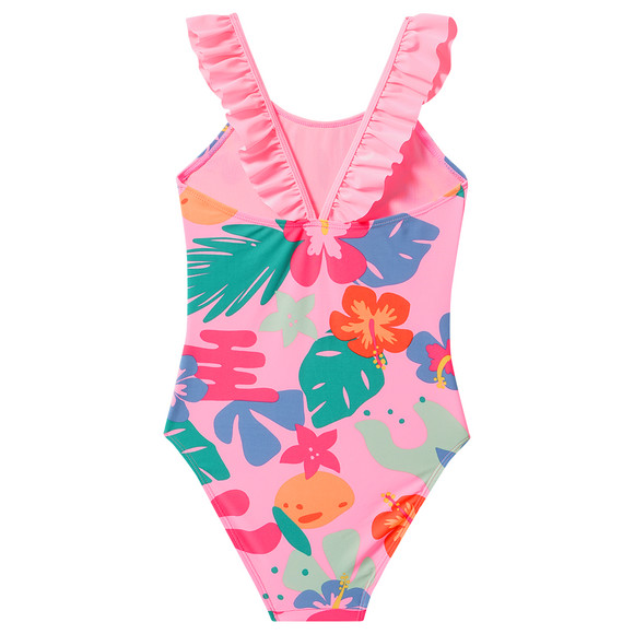Mädchen Badeanzug im Tropical-Look