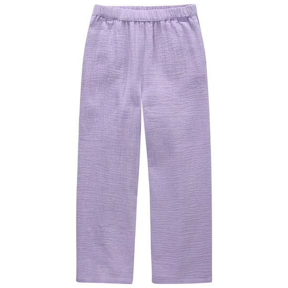 Mädchen Musselin-Hose aus Bio-Baumwolle helllila