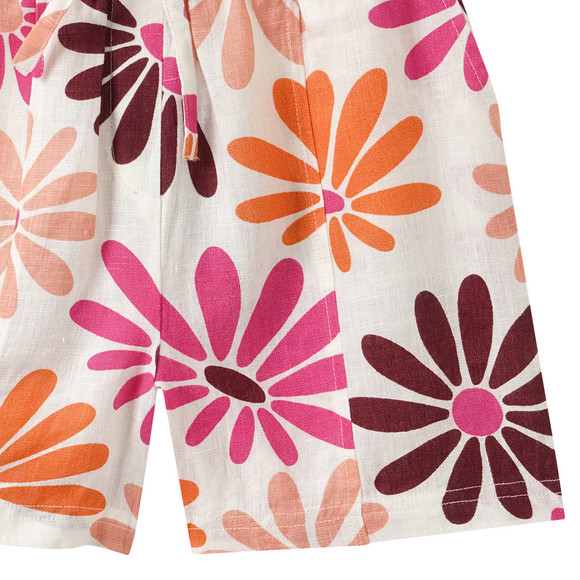 Mädchen Leinen-Shorts mit Tunnelzug