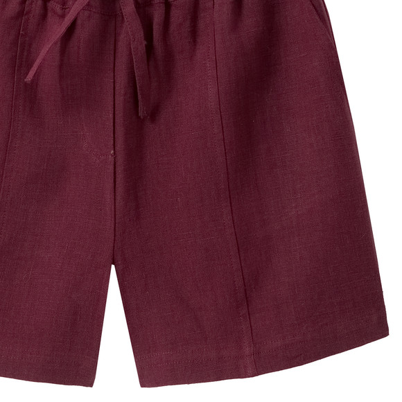 Mädchen Leinen-Shorts mit Tunnelzug