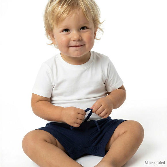 Jungen Musselin-Shorts aus Bio-Baumwolle