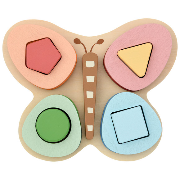 Holz-Steckspiel Schmetterling