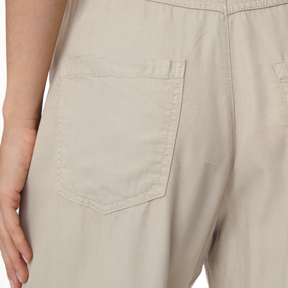 Damen Wide-Leg-Hose mit Knopfleiste