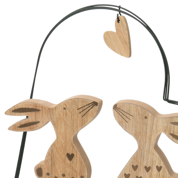 Deko-Hasen aus Holz