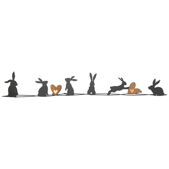 Wanddecoratie konijn