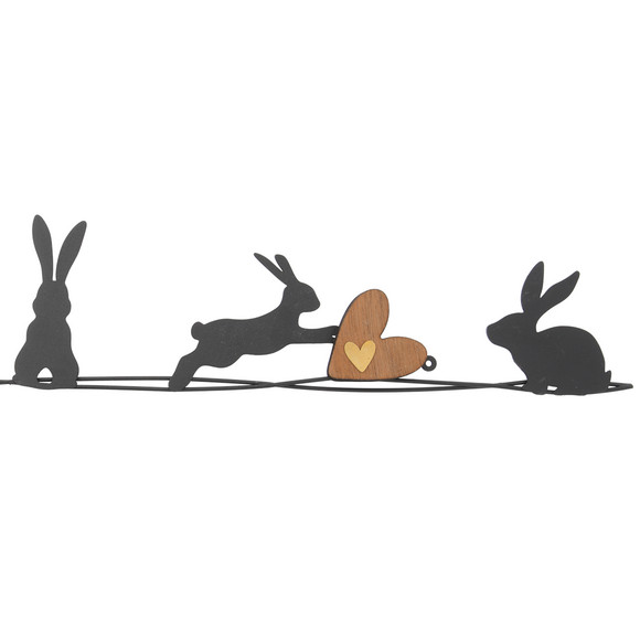 Wanddecoratie konijn