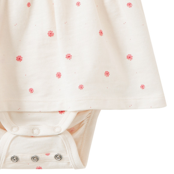 Baby Bodykleid mit Blümchen