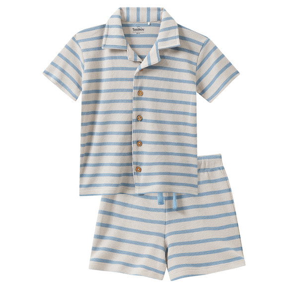 Baby Shorty mit Piqué-Struktur