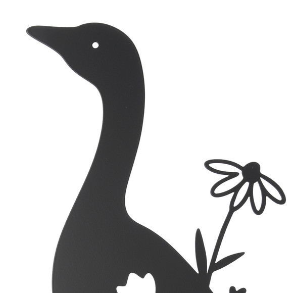 Tuinstekker Gans van metaal