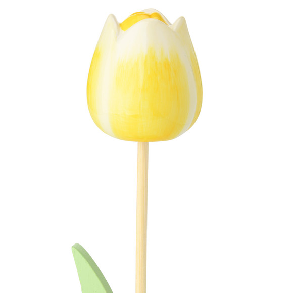 Decoratieve tulp met keramische bloem