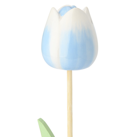 Decoratieve tulp met keramische bloem
