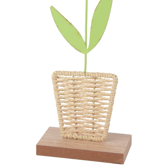 Decostandaard Bloem met keramische bloesem