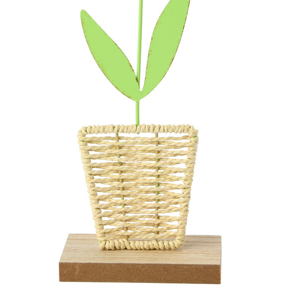 Decostandaard Bloem met keramische bloesem