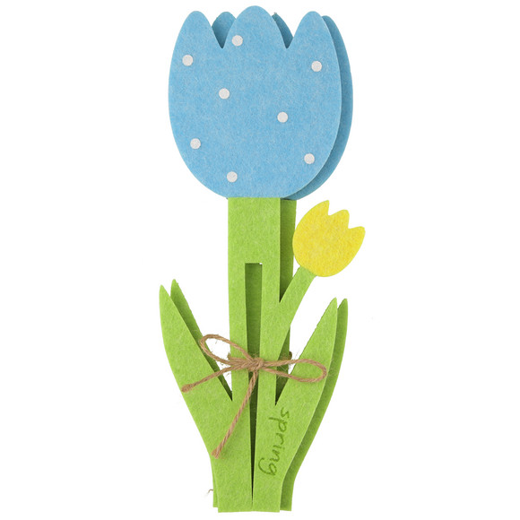 Deko-Tulpe aus Filz