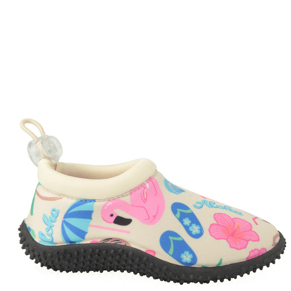 Baby Badeschuhe mit sommerlichen Motiven creme / bunt