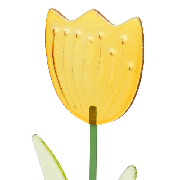 Theelichthouder in tulpenvorm