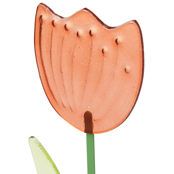 Theelichthouder in tulpenvorm